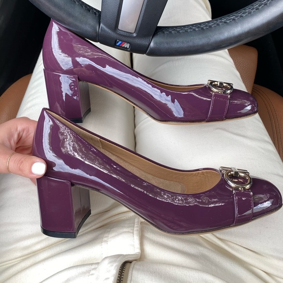NEW! SALVATORE FERRAGAMO CHUNKY HEEL - Picture 8 of 8